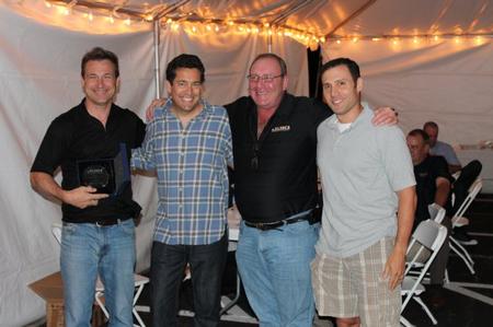 From left to right: Chris Putney, Steve Nadeau, Arnie Greenberg, and Jeremy Greenberg